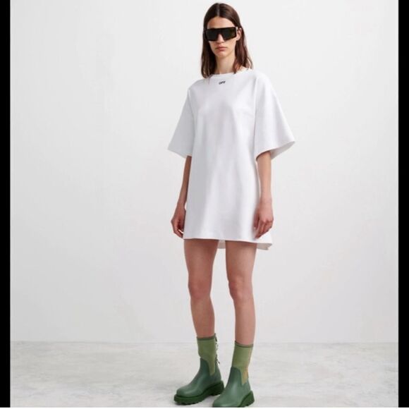 Revolve OFF-WHITE For Rainy Days Zip-tie Rubber Rain Boots in Green - Picture 12 of 12